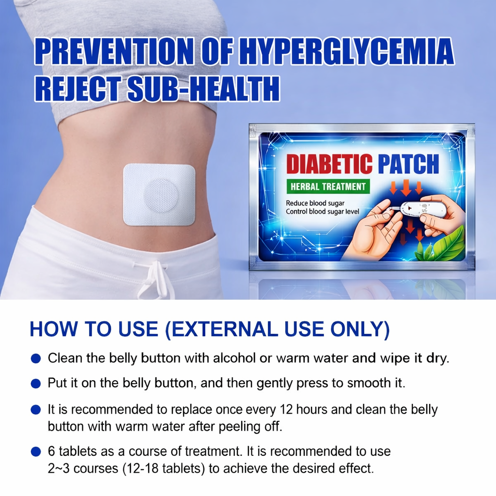 Diabetic - Blood Sugar Control Patch🌿 Buy 10 Get 20 Free (Pack of 30)@498🥳
